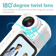 Anytek S70 Magnetic Thumb Sports Camera HD Outdoor Portable Riding Camera(White)