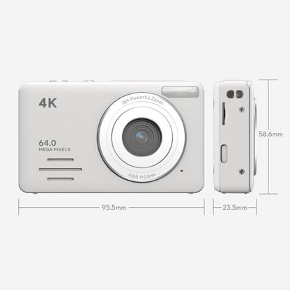 Anytek S7 4K HD Digital Camera Self-Timer Travel Camera Student Kids Card Camera(Pink) - free shipping - PMC Jewellery - Order now!