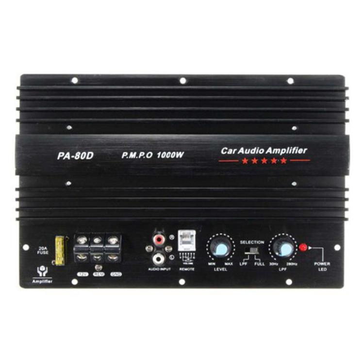 PA-80D Car Subwoofer Amplifier Motherboard 12V High Power Car Audio Module - Breadboard / Amplifier Board by PMC TechLife | Online Shopping South Africa | PMC TechLife | Buy Now Pay Later Mobicred