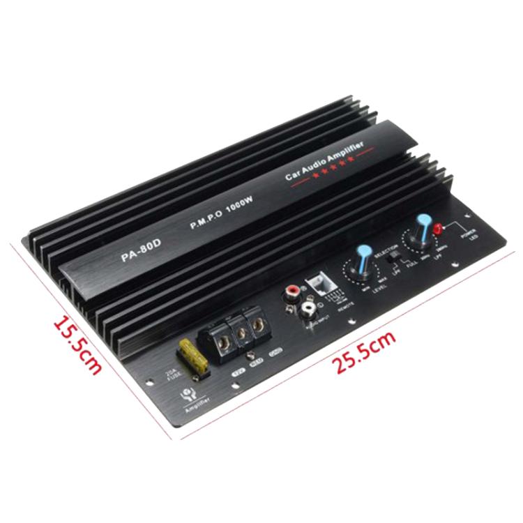 PA-80D Car Subwoofer Amplifier Motherboard 12V High Power Car Audio Module - Breadboard / Amplifier Board by PMC TechLife | Online Shopping South Africa | PMC TechLife | Buy Now Pay Later Mobicred