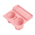 For Tesla 21-23 Model 3/Y Central Control Integrated Silicone Storage Cup Holder(Pink) - Car Drink Holders by PMc TechLife | Online Shopping South Africa | PMc TechLife | Buy Now Pay Later Mobicred
