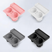 For Tesla 21-23 Model 3/Y Central Control Integrated Silicone Storage Cup Holder(Black)