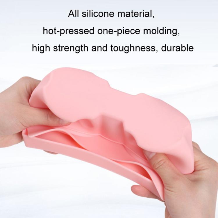 For Tesla 21-23 Model 3/Y Central Control Integrated Silicone Storage Cup Holder(Pink)