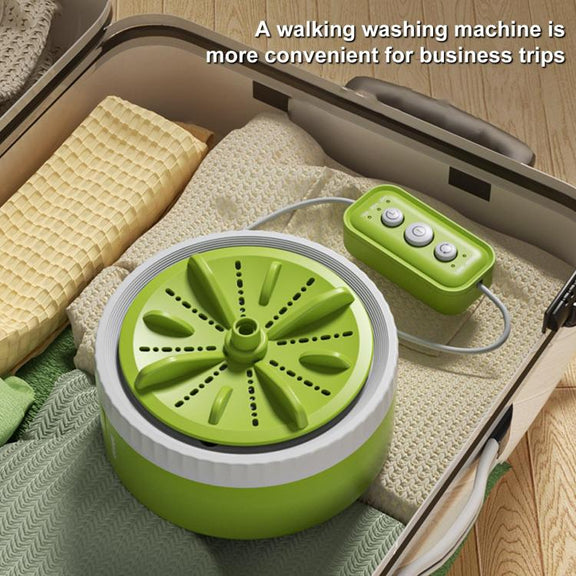 Mini Portable Underwear Socks Turbine Washing Machine, Color: Gray Standard