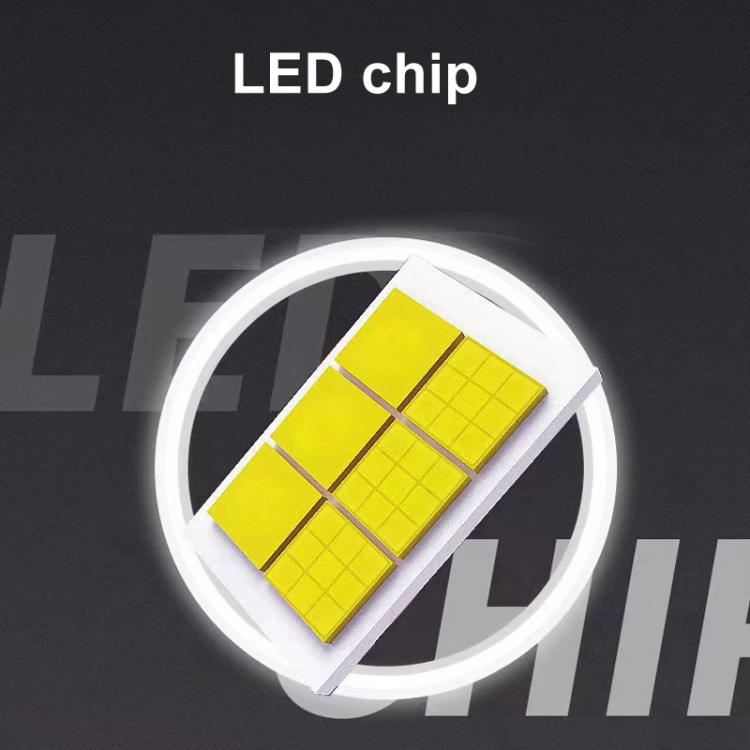 Motorcycle Electric Vehicle General Modification LED Headlight 4 Beads Double Lens Lamps, Style: Green Aperture+Red Devil Eye - Headlights by PMC TechLife | Online Shopping South Africa | PMC TechLife | Buy Now Pay Later Mobicred