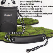 Cwatcun D162 Large Camera Lens Cylinder Cartoon Panda Camera Lens Protective Cover