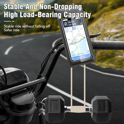 Bicycle Waterproof Phone Bag Mount Stand 360 Degree Rotation Motorcycle Bike Cellphone Holder, Spec: Handlebar Model - Holders by PMC Jewellery | Online Shopping South Africa | PMC Jewellery | Buy Now Pay Later Mobicred