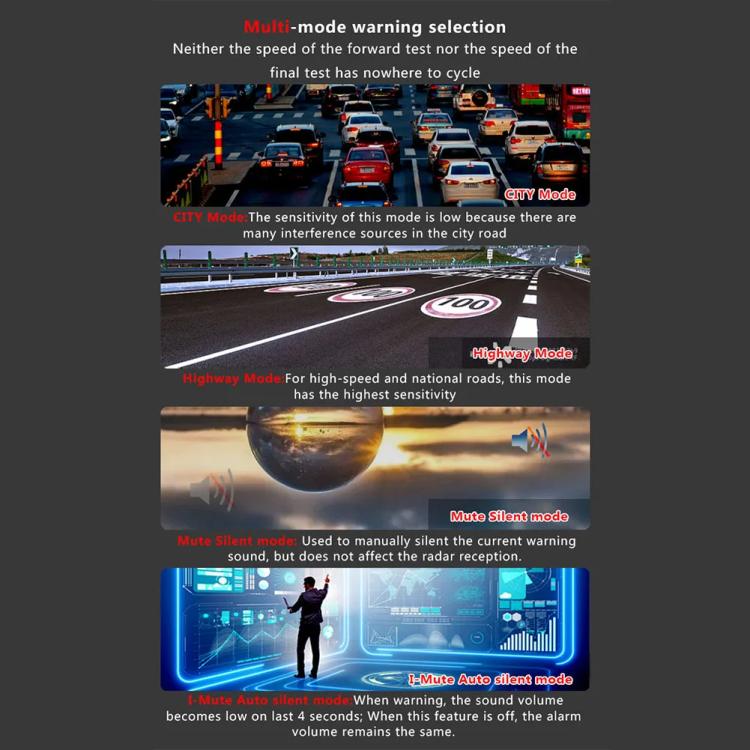 RAD2000 Car Lidar Speed Detector Car Electronic Dog, Support English/Russian - Radar Detectors by PMC Jewellery | Online Shopping South Africa | PMC Jewellery | Buy Now Pay Later Mobicred