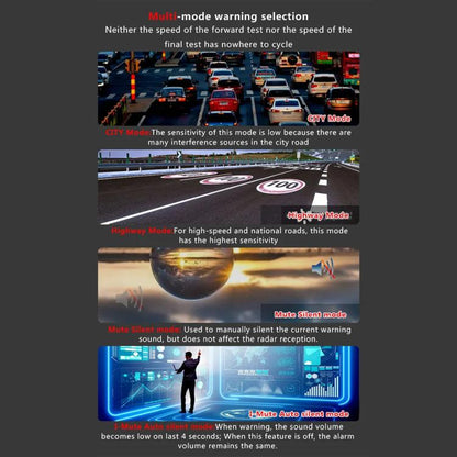 RAD2000 Car Lidar Speed Detector Car Electronic Dog, Support English/Russian - Radar Detectors by PMC Jewellery | Online Shopping South Africa | PMC Jewellery | Buy Now Pay Later Mobicred