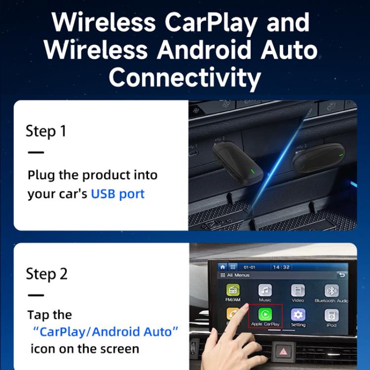 Original Carplay Wired To Wireless Box Adapter Car Connect Android Box, Model: MINI SE X1AIR Black - Car MP3 & MP4 & MP5 by PMc TechLife | Online Shopping South Africa | PMc TechLife | Buy Now Pay Later Mobicred