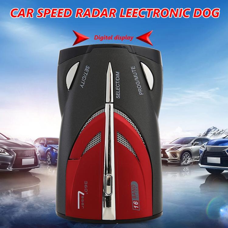 Car Radar Speed Detector Car Laser Enhanced Electronic Dog, Support English / Russian - free shipping - PMC Jewellery - Order now!