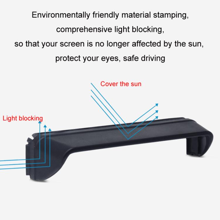 Car Navigation Display Universal Sun Visor, Size: Carbon Pattern S - Car Interior Mouldings by PMC TechLife | Online Shopping South Africa | PMC TechLife | Buy Now Pay Later Mobicred