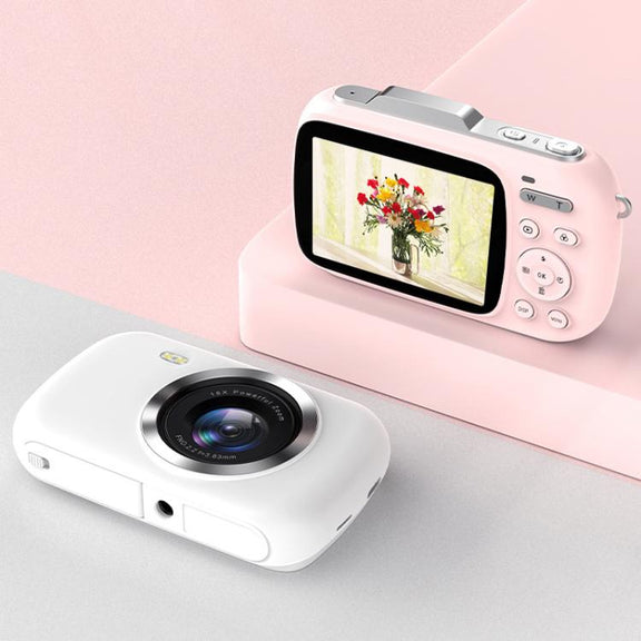 G7-A 2.8-inch 18X Digital Zoom 4K HD Beauty Digital Camera(Pink + OTG)