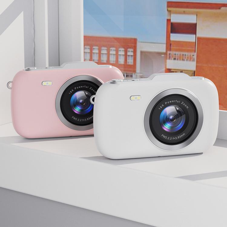 G7-A 2.8-inch 18X Digital Zoom 4K HD Beauty Digital Camera(Pink + OTG)