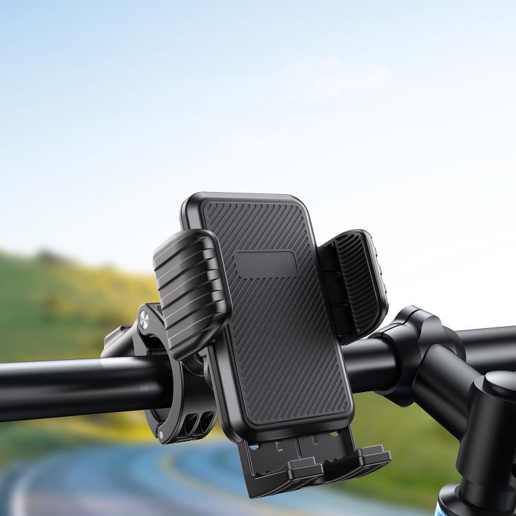 Bicycle Motorcycle Shock Absorption Mobile Phone Holder Gravity Navigation Mount(Black) - Holders by PMC Jewellery | Online Shopping South Africa | PMC Jewellery | Buy Now Pay Later Mobicred