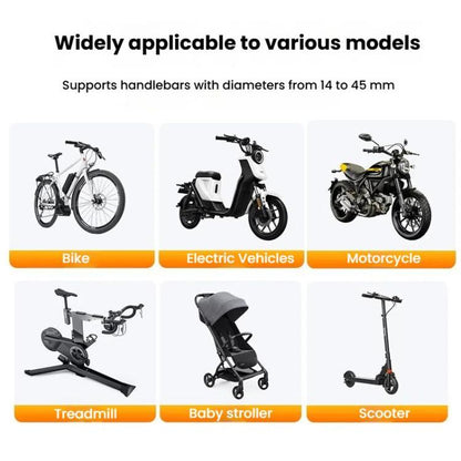 Bicycle Motorcycle Shock Absorption Mobile Phone Holder Gravity Navigation Mount(Black) - Holders by PMC Jewellery | Online Shopping South Africa | PMC Jewellery | Buy Now Pay Later Mobicred