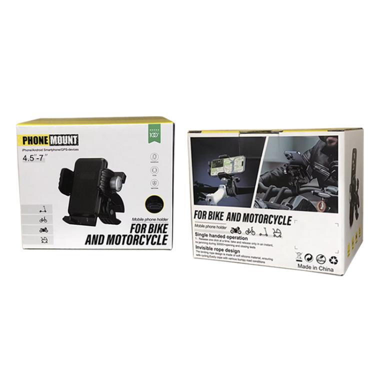 Bicycle Motorcycle Shock Absorption Mobile Phone Holder Gravity Navigation Mount(Black) - Holders by PMC Jewellery | Online Shopping South Africa | PMC Jewellery | Buy Now Pay Later Mobicred