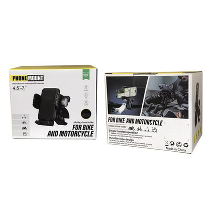 Bicycle Motorcycle Shock Absorption Mobile Phone Holder Gravity Navigation Mount(Black) - Holders by PMC Jewellery | Online Shopping South Africa | PMC Jewellery | Buy Now Pay Later Mobicred