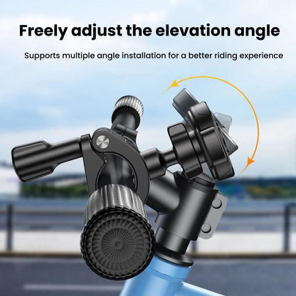 Bicycle Motorcycle Snap-On Mobile Phone Holder With Magnetic Ring(QL-10 Black) - Holders by PMC Jewellery | Online Shopping South Africa | PMC Jewellery | Buy Now Pay Later Mobicred