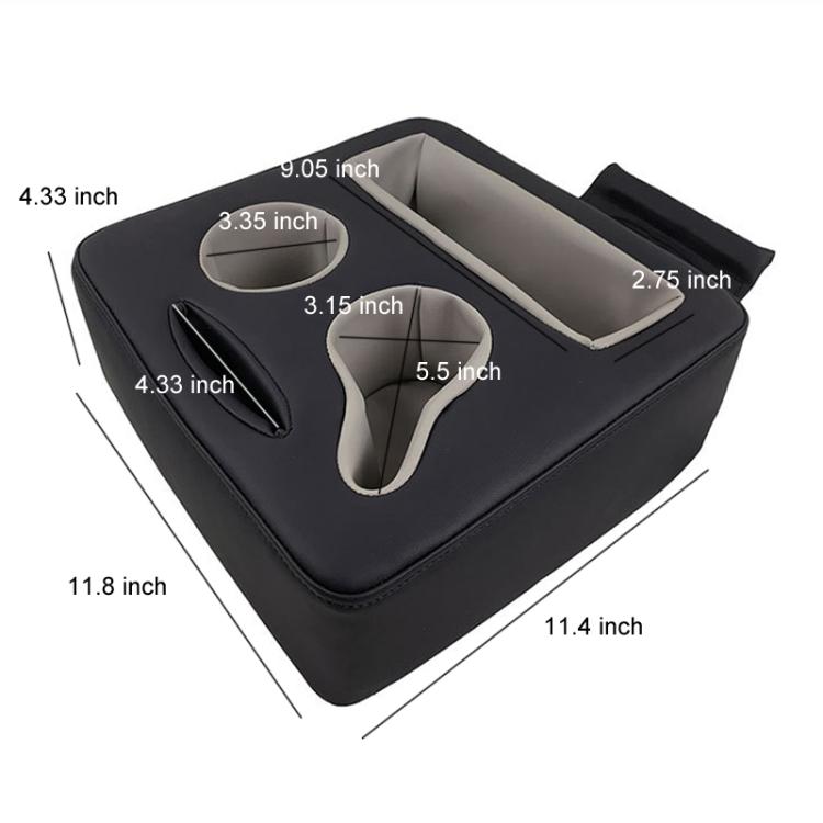 Cars Multifunctional Universal Cup Holder Storage Box(Black) - free shipping - PMc TechLife - Order now!