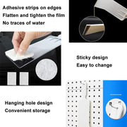 2pcs /Set Car Film Tools Long Plastic Film Scraper Front Rear Extended Scraper