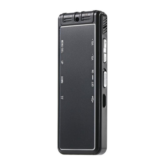 SK6 0.8-inch LED Screen Interview Recorder USB Rechargeable MP3 Player Without Memory