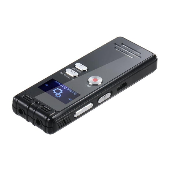 SK6 0.8-inch LED Screen Interview Recorder USB Rechargeable MP3 Player Without Memory