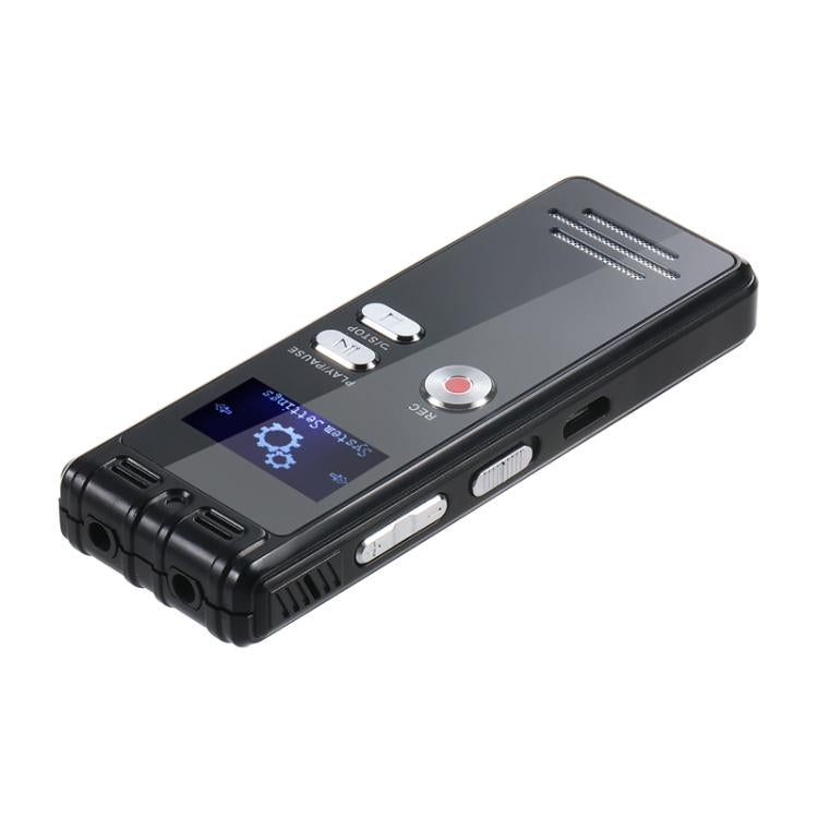 SK6 0.8-inch LED Screen Interview Recorder USB Rechargeable MP3 Player Without Memory