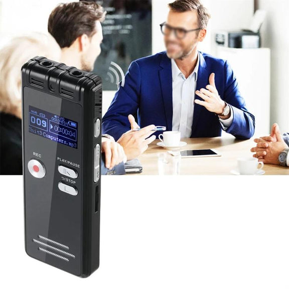 SK6 0.8-inch LED Screen Interview Recorder USB Rechargeable MP3 Player Without Memory