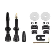 Mountain Road Bike Tubeless French Vacuum Valve, Color: 44mm Black A