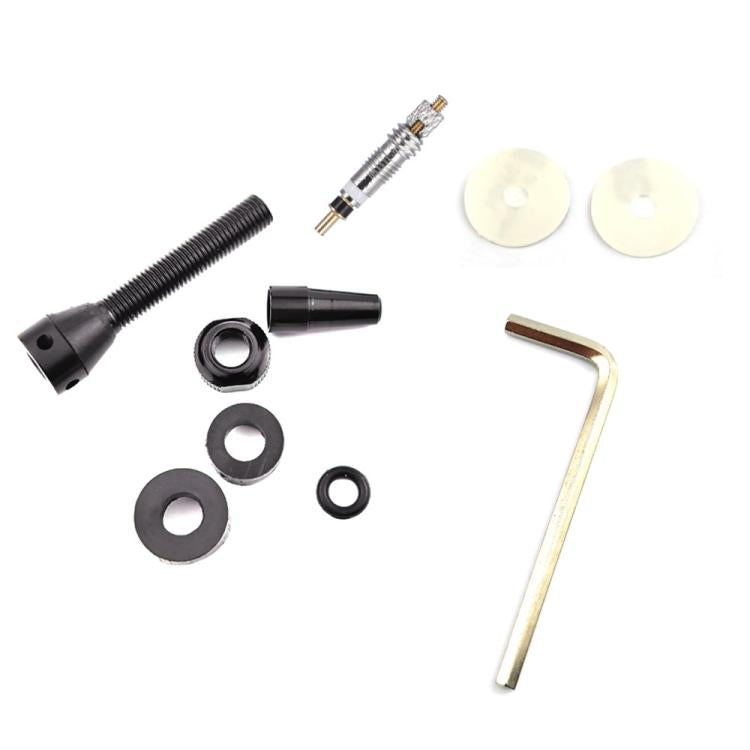 Mountain Road Bike Tubeless French Vacuum Valve, Color: 60mm Red A - free shipping - PMC Jewellery - Order now!