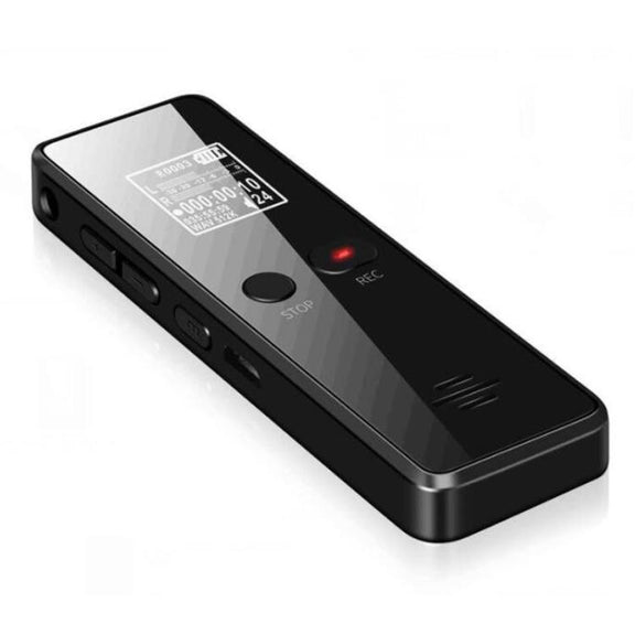 32GB 0.9-inch LCD Screen Interview Mini HD Recorder USB Charging MP3 Player
