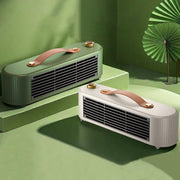 FS007 800W Home Desktop Heater Large Area PTC Heating Device, Spec: US Plug(Green)