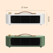 FS007 800W Home Desktop Heater Large Area PTC Heating Device, Spec: UK Plug(Green)
