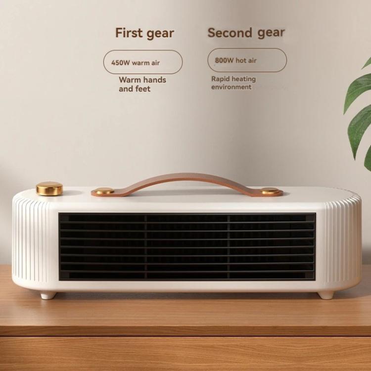 FS007 800W Home Desktop Heater Large Area PTC Heating Device, Spec: US Plug(Green)