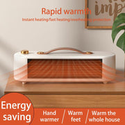 FS007 800W Home Desktop Heater Large Area PTC Heating Device, Spec: UK Plug(Green)