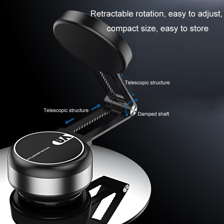 Car Navigation Eectric Vacuum Magnetic Suction Cup Multifunctional Bracket(Black) - Universal Car Holders by PMc TechLife | Online Shopping South Africa | PMc TechLife | Buy Now Pay Later Mobicred