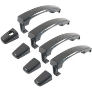 Car Door Outer Handle Accessories For Chevrolet Aveo, Model: Black 4pcs /Set