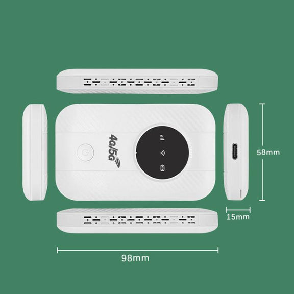 M5 4G / 5G Mobile Pocket WiFi Car Portable SIM Card Router(Eurasian Edition)