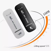 4G Wireless Internet Card LTE Mobile WiFi Car Router(Gray Side Black)