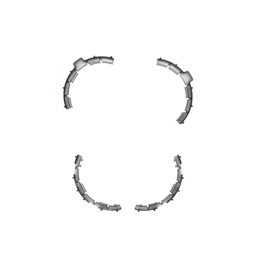 For DJI Flip CYNOVA FL-FZT-CY Paddle Impact Protectors(Translucent Black) - free shipping - PMC Jewellery - Order now!