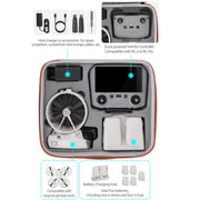 For DJI Flip Sunnylife FP-B958 Storage Bag Vlog Aerial Camera Protective Case Accessory(Black)