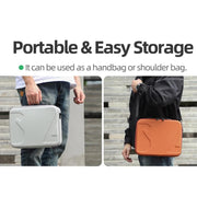 For DJI Flip Sunnylife FP-B958 Storage Bag Vlog Aerial Camera Protective Case Accessory(Gray)