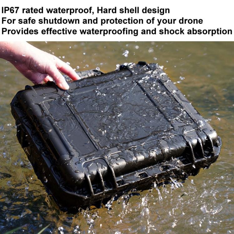 For DJI Flip CYNOVA FL-AQX-CY IP67 Water-resistant Pressure And Shock Resistant Safety Case(Black)