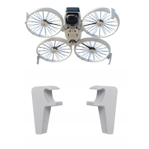 1pair For DJI Flip Drone Landing Gear Height Enhancement Rear Stand Gimbal Protector Bracket Accessories