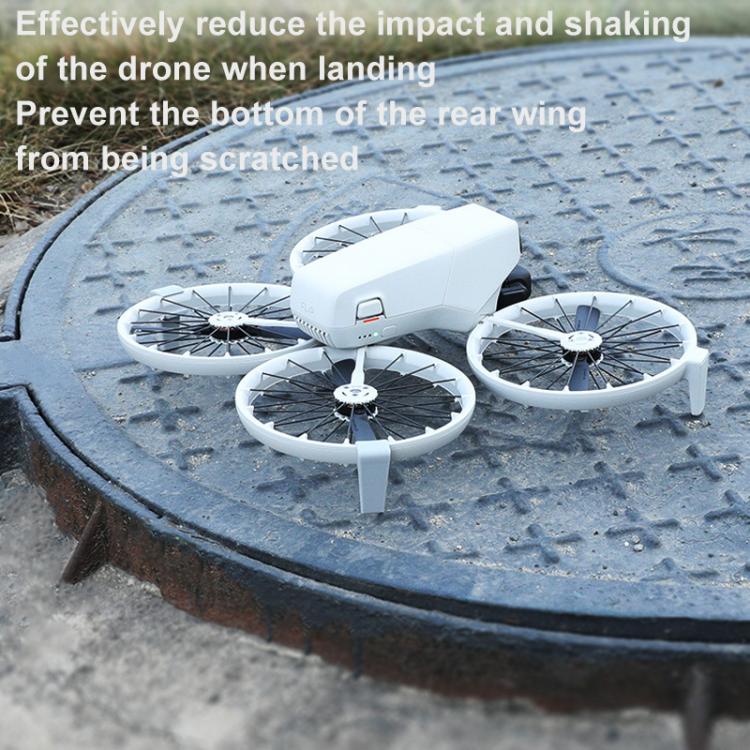 1pair For DJI Flip Drone Landing Gear Height Enhancement Rear Stand Gimbal Protector Bracket Accessories