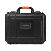For DJI Flip Sunnylife AQX-19 Water-resistant Storage Protective Suitcase Aerial Camera Smooth Flying Kit Bag(Black)