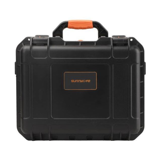 For DJI Flip Sunnylife AQX-19 Water-resistant Storage Protective Suitcase Aerial Camera Smooth Flying Kit Bag(Black)