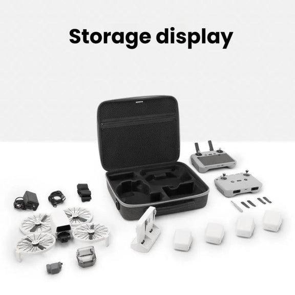 For DJI Flip Sunnylife FP-B959 Organizer Bag Smooth Flying Kit Crossbody Bag(Gray)