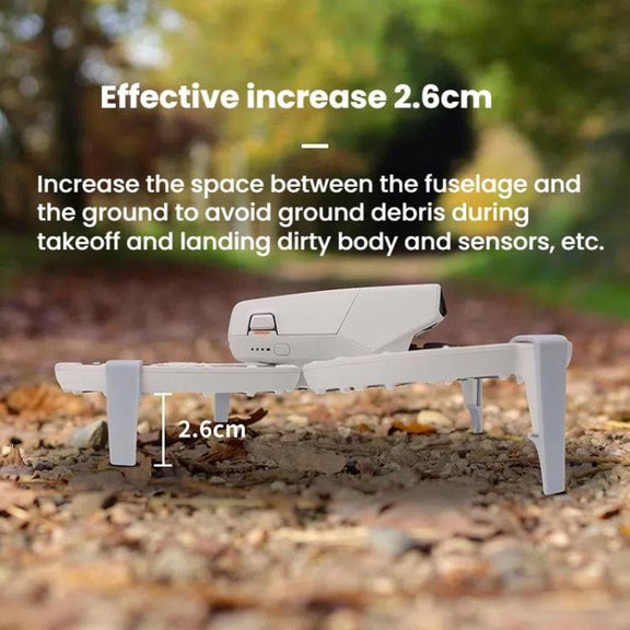 For DJI Flip CQT 4 In 1 Drone Folding Booster Stand Scratch and Wear Resistant Landing Protective Bracket(Black)